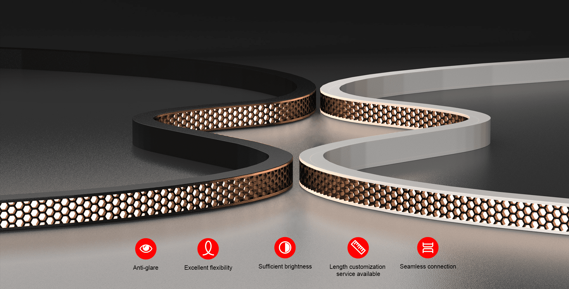 anti glare neon strip