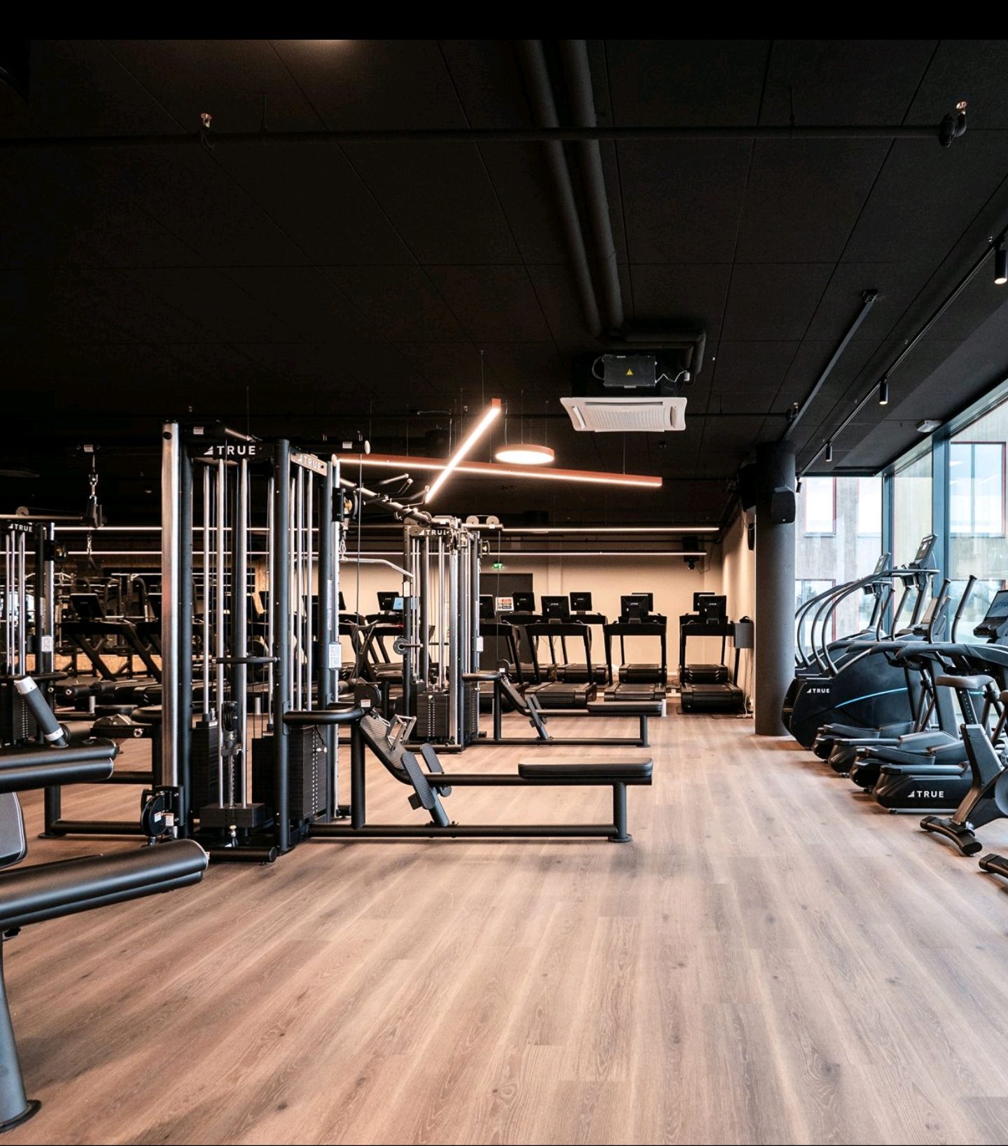 LED gym lighting project