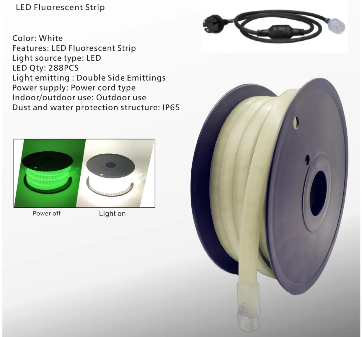 LED fluorescent working light