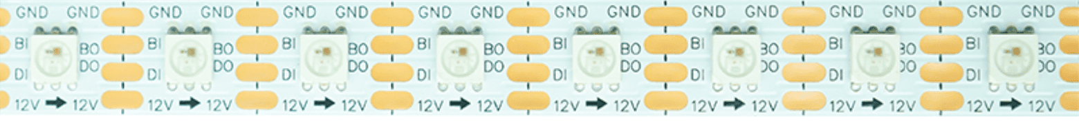 LED PIXEL STRIP 12V DC