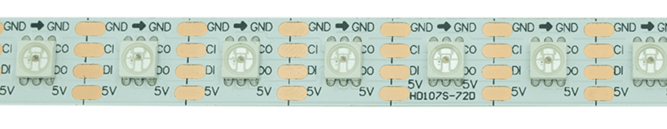 led pixel strip 5V DC dual signal