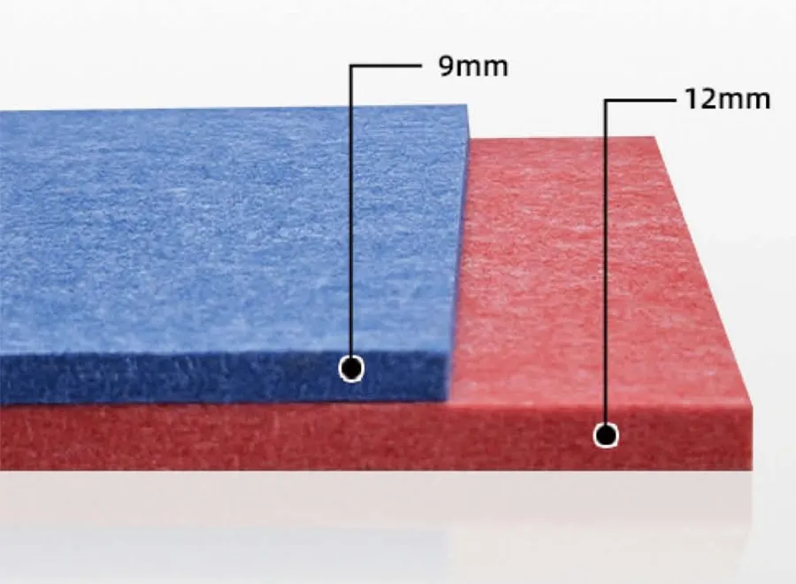 Acoustic LED light flet panel