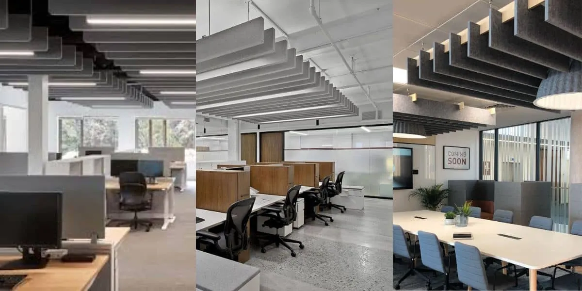 led ceiling light acoustic application