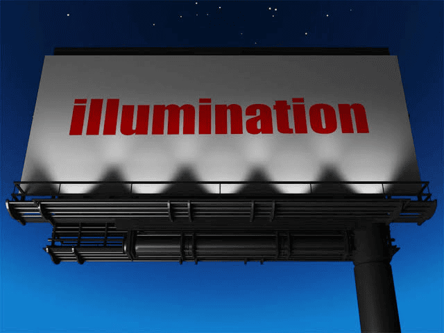 LED floodlight for outdoor billboard advertising lighting